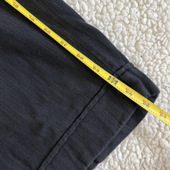 NYMANE 2 Piece Set Susie Work Shirt & Wide Leg Pants In Black Cotton Drawstring - Picture 15 of 15